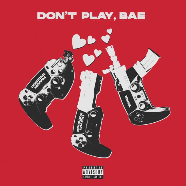 Album cover art for DON'T PLAY, BAE