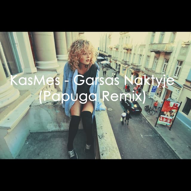 Album cover art for Garsas naktyje (Papuga remix)