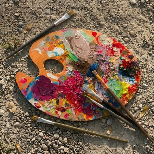 Album cover art for With Found Paints