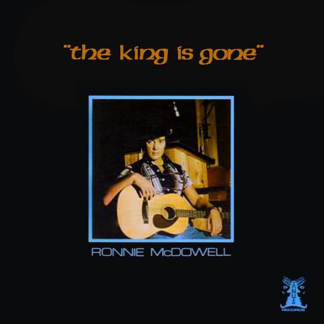 Album cover art for The King is Gone