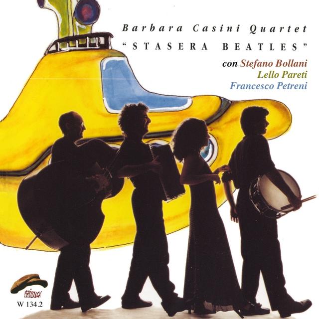 Album cover art for Stasera Beatles