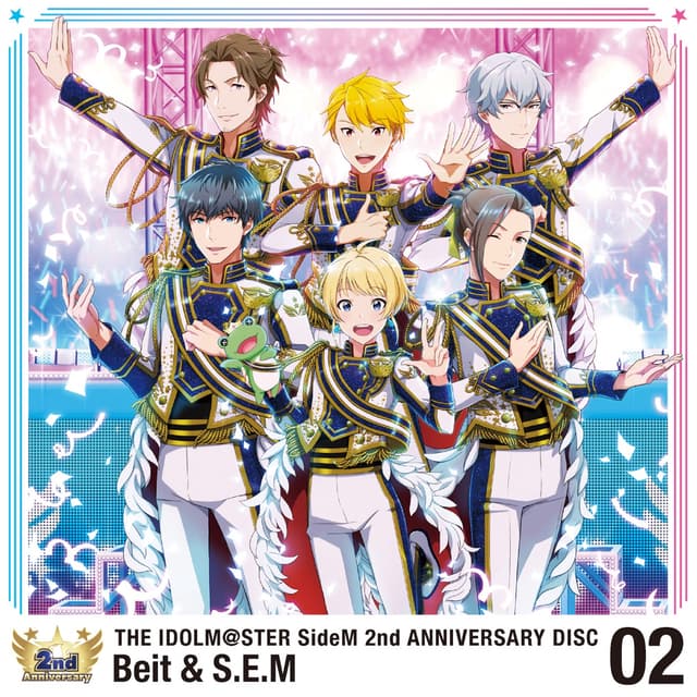 Album cover art for THE IDOLM@STER SideM 2nd ANNIVERSARY 02
