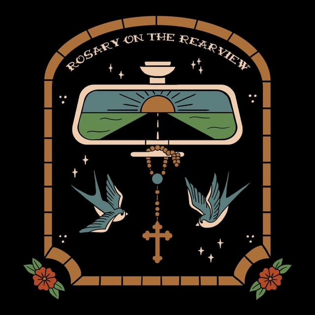 Album cover art for Rosary on the Rearview