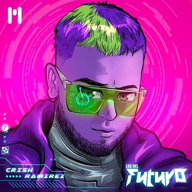 Album cover art for Los del Futuro