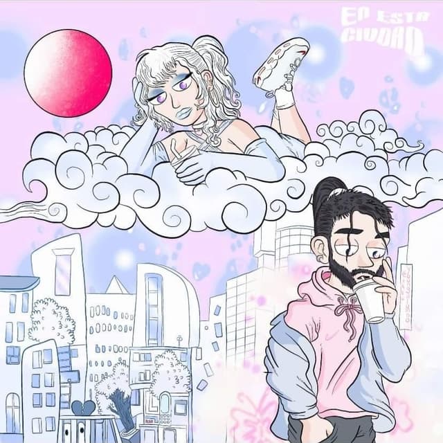 Album cover art for En Esta Ciudad