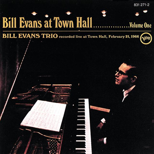 Album cover art for Bill Evans at Town Hall