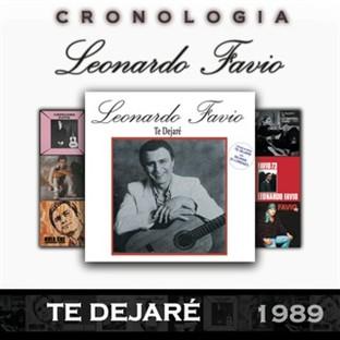 Album cover art for Leonardo Favio Cronología - Te Dejaré (1989)