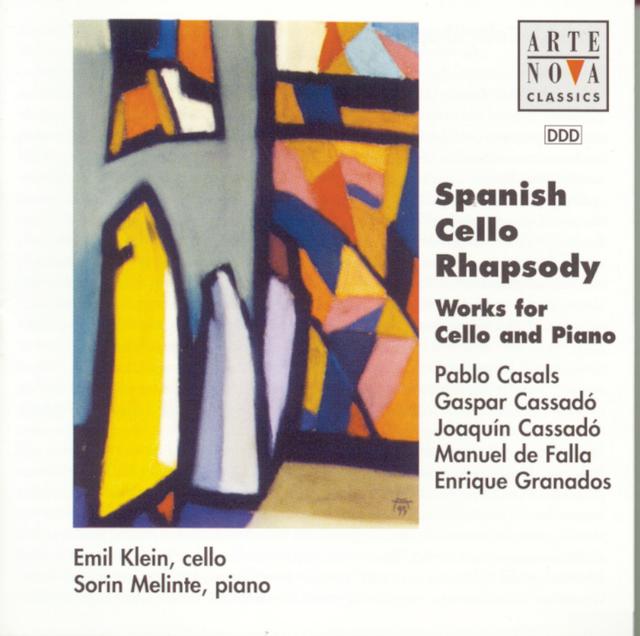 Album cover art for Spanish Cello Rhapsody