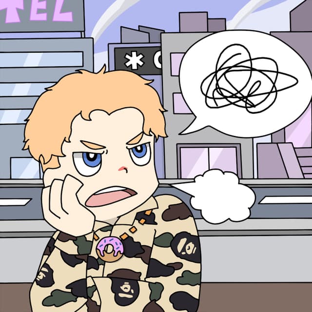 Album cover art for Pissed (feat. Donutman)