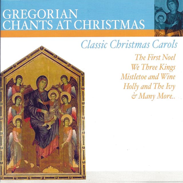 Album cover art for Gregorian Chants at Christmas: Classic Christmas Carols