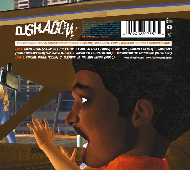 Album cover art for Mashin' On The Motorway / Walkie Talkie