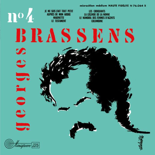 Album cover art for Nº 4 : Georges Brassens et Sa Guitare