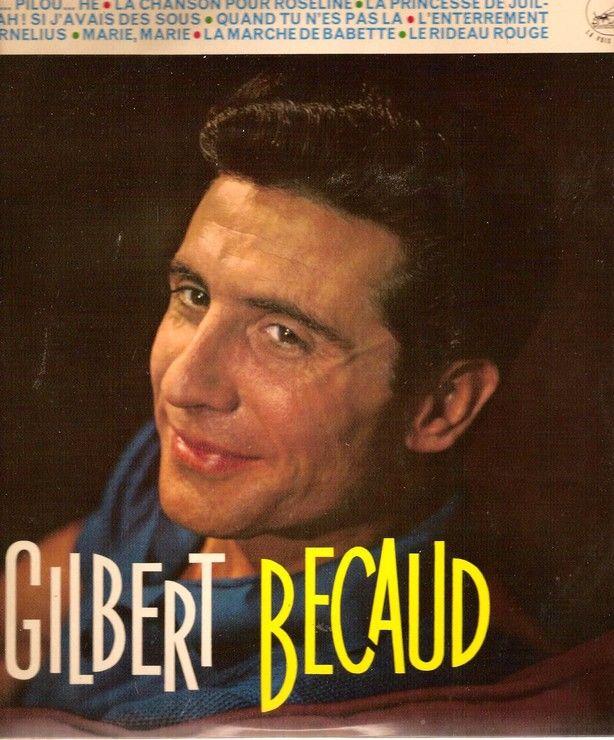 Album cover art for Gilbert Bécaud