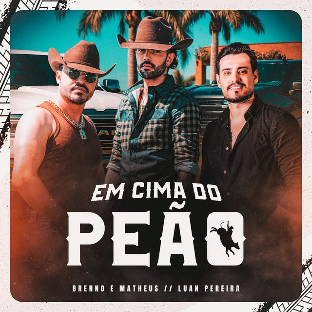 Album cover art for Em Cima do Peão