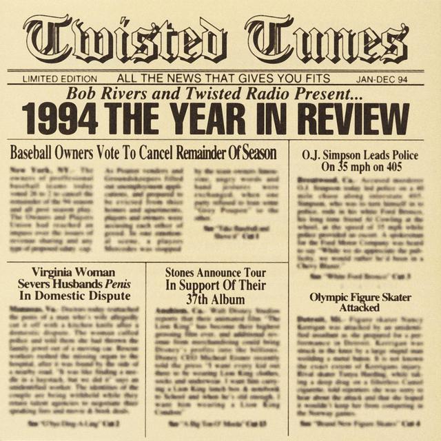 Album cover art for Twisted Tunes 1994