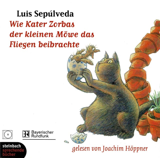Album cover art for Wie Kater Zorbas der kleinen Möwe das Fliegen beibrachte