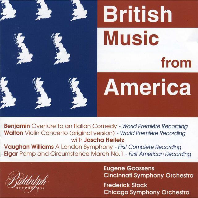 Album cover art for Elgar/Goosens/Stock : Concertos Pour Violon