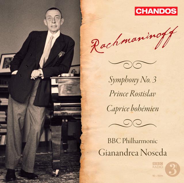 Album cover art for Serge Rachmaninov