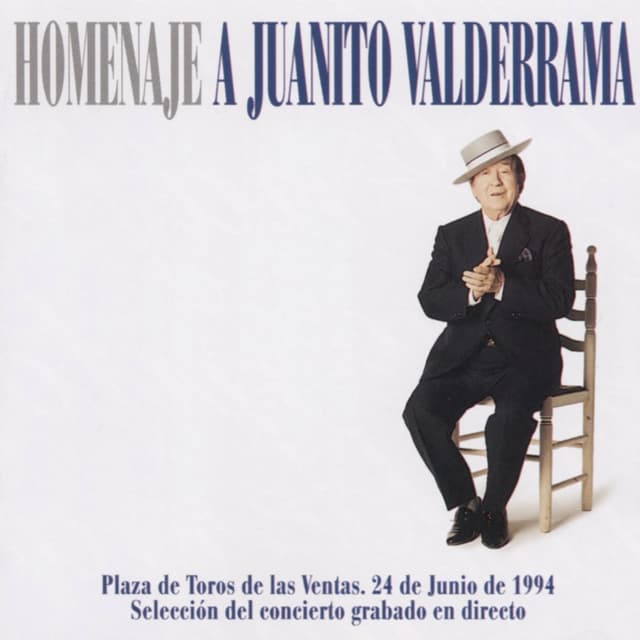Album cover art for Homenaje A Juanito Valderrama