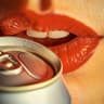 Girl Drinks Beer