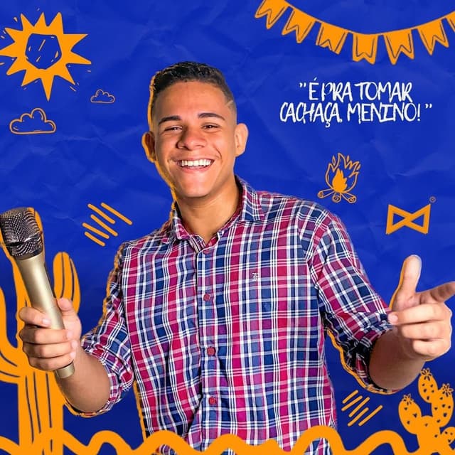 Album cover art for É pra Tomar Cachaça Menino