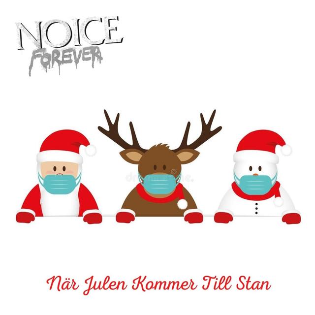 Album cover art for När julen kommer till stan