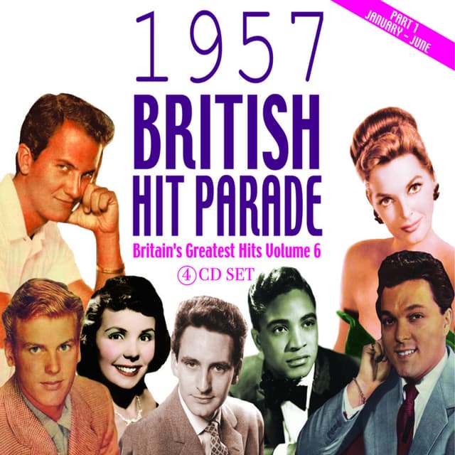 Album cover art for The 1957 British Hit Parade Part 1