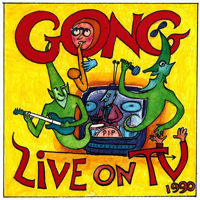 Album cover art for Live on TV