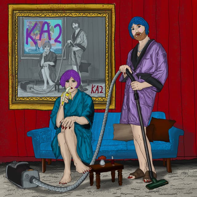 Album cover art for disse damene