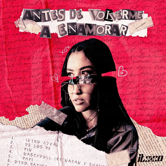 Album cover art for antes de volverme a enamorar