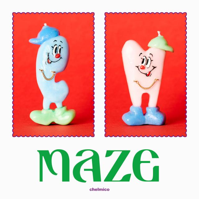 Album cover art for maze