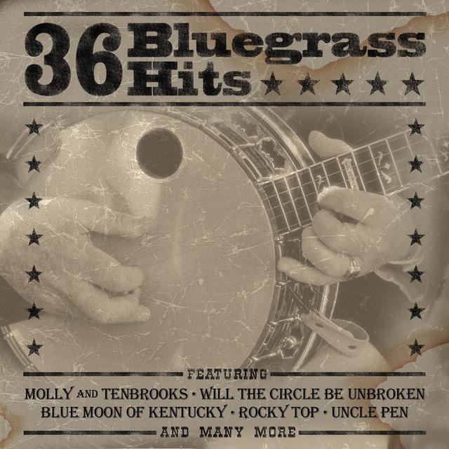 Album cover art for 36 Bluegrass Hits