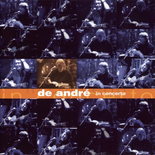 Album cover art for De André In Concerto