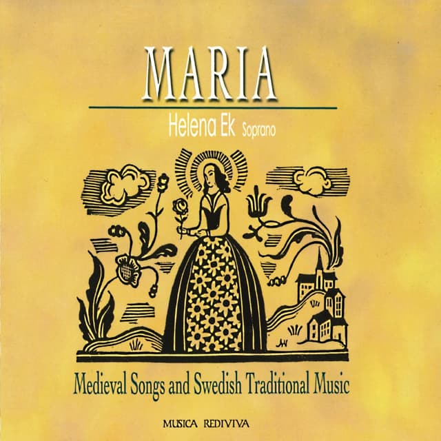 Album cover art for Maria: Medieval Songs and Swedish Traditional Music