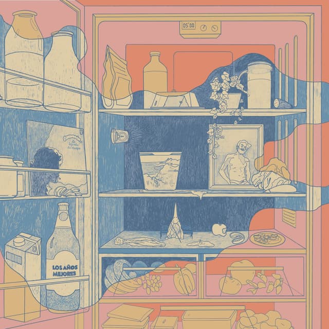 Album cover art for Los años mejores