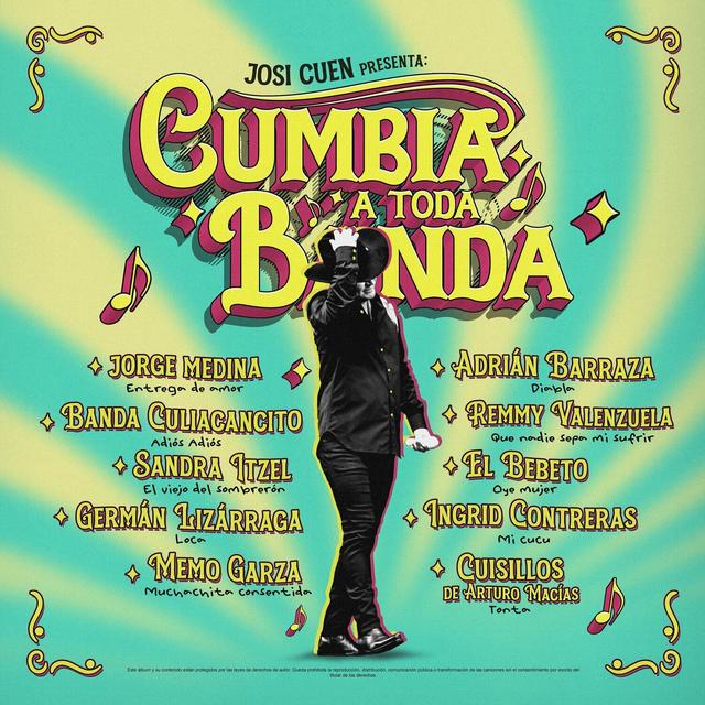 Album cover art for Cumbia A Toda Banda