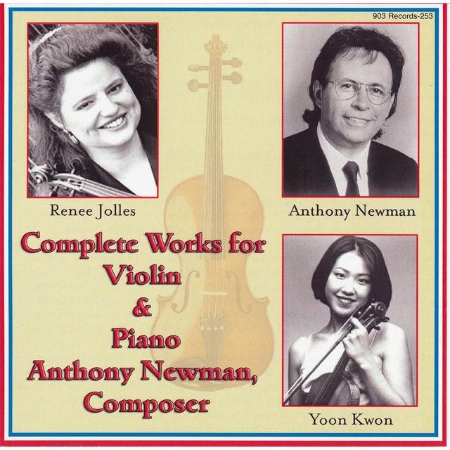 Album cover art for Newman: Complete Works for Violin and Piano