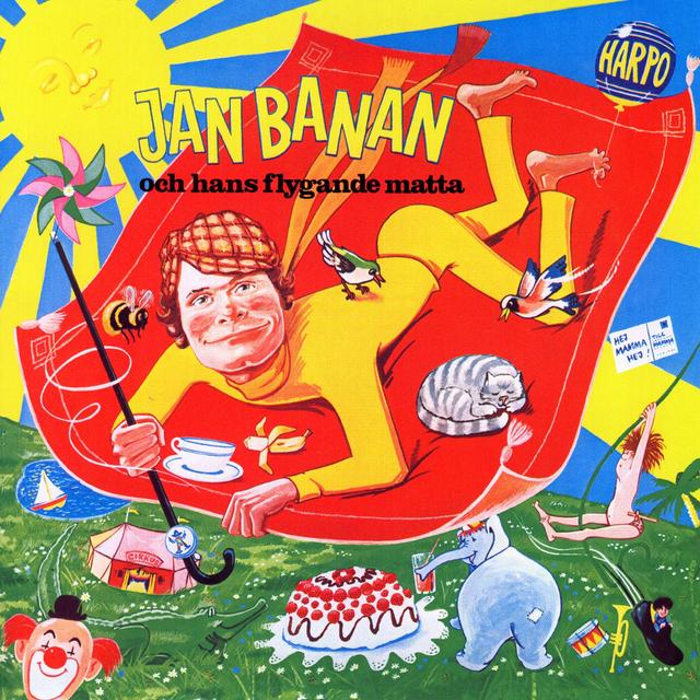 Album cover art for Jan Banan Och Hans Flygande Matta