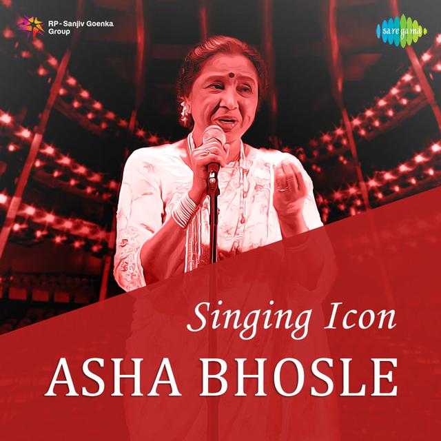 Album cover art for Singing Icon - Asha Bhosle