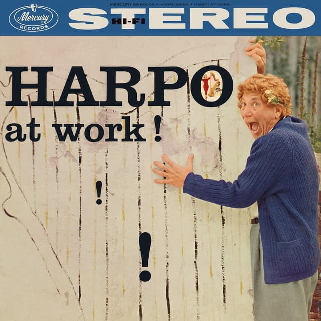 Album cover art for Harpo at Work!