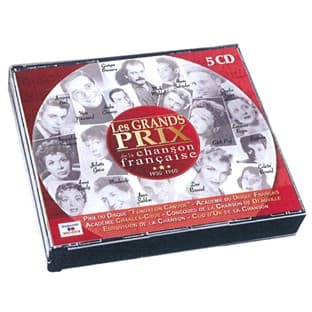 Album cover art for Les Grands Prix De La Chanson Française 1930-1960