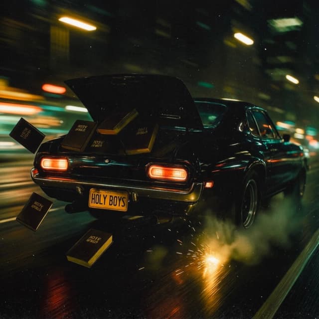 Album cover art for HOLY BOYS