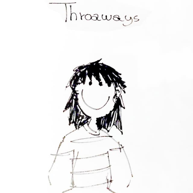 Album cover art for throaways