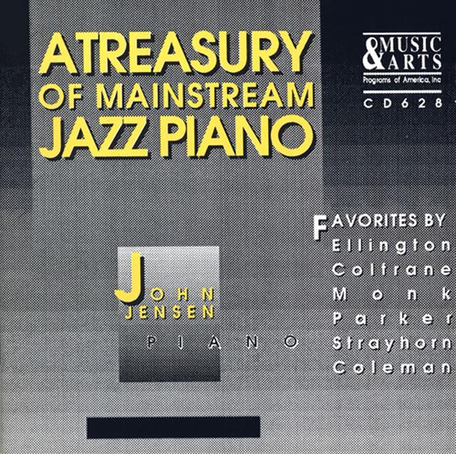 Album cover art for A Treasury of Mainstream Jazz Piano