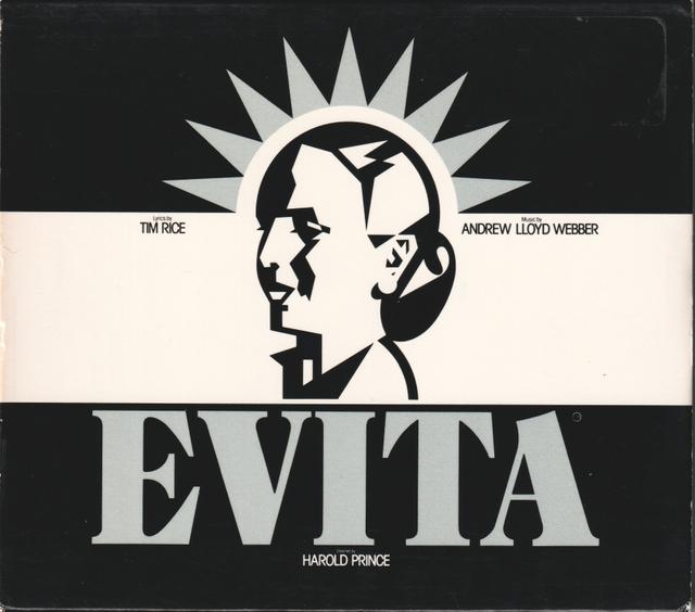 Album cover art for Evita