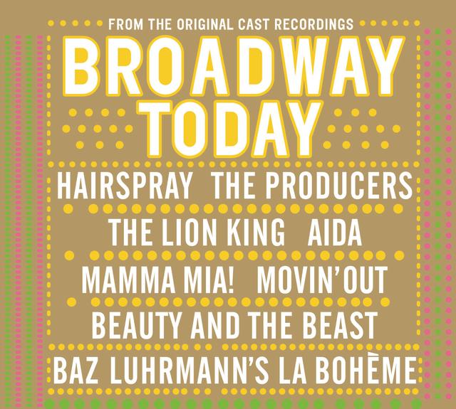 Album cover art for Broadway Today