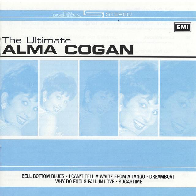 Album cover art for The Ultimate Alma Cogan