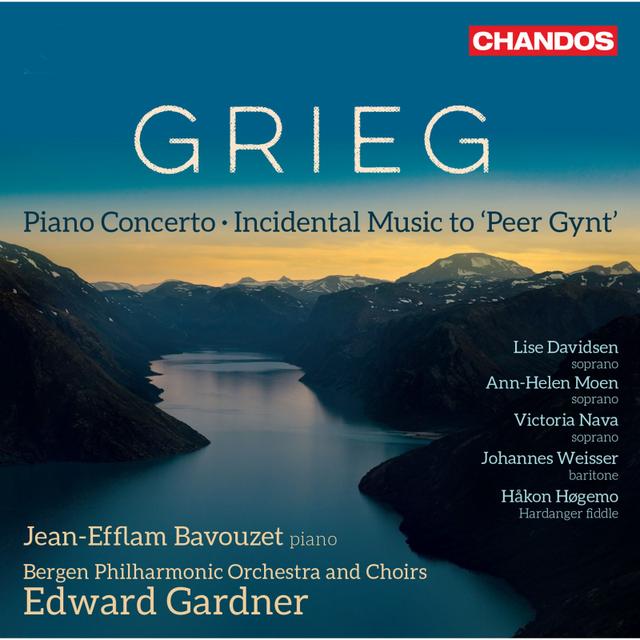 Album cover art for Grieg: Piano Concerto & Incidental Music to "Peer Gynt"