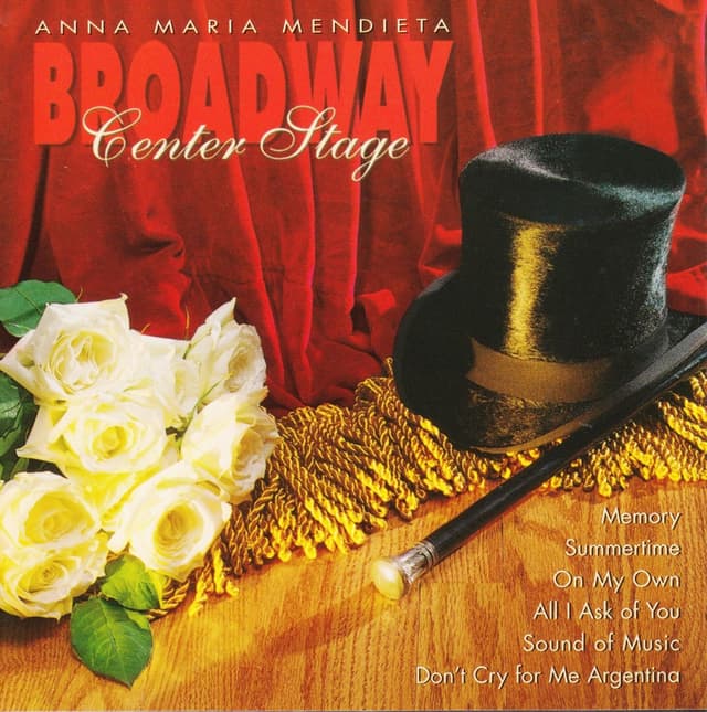 Album cover art for Broadway Center Stage