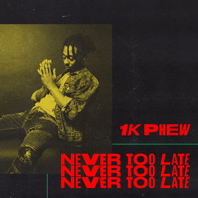 Album cover art for Never Too Late